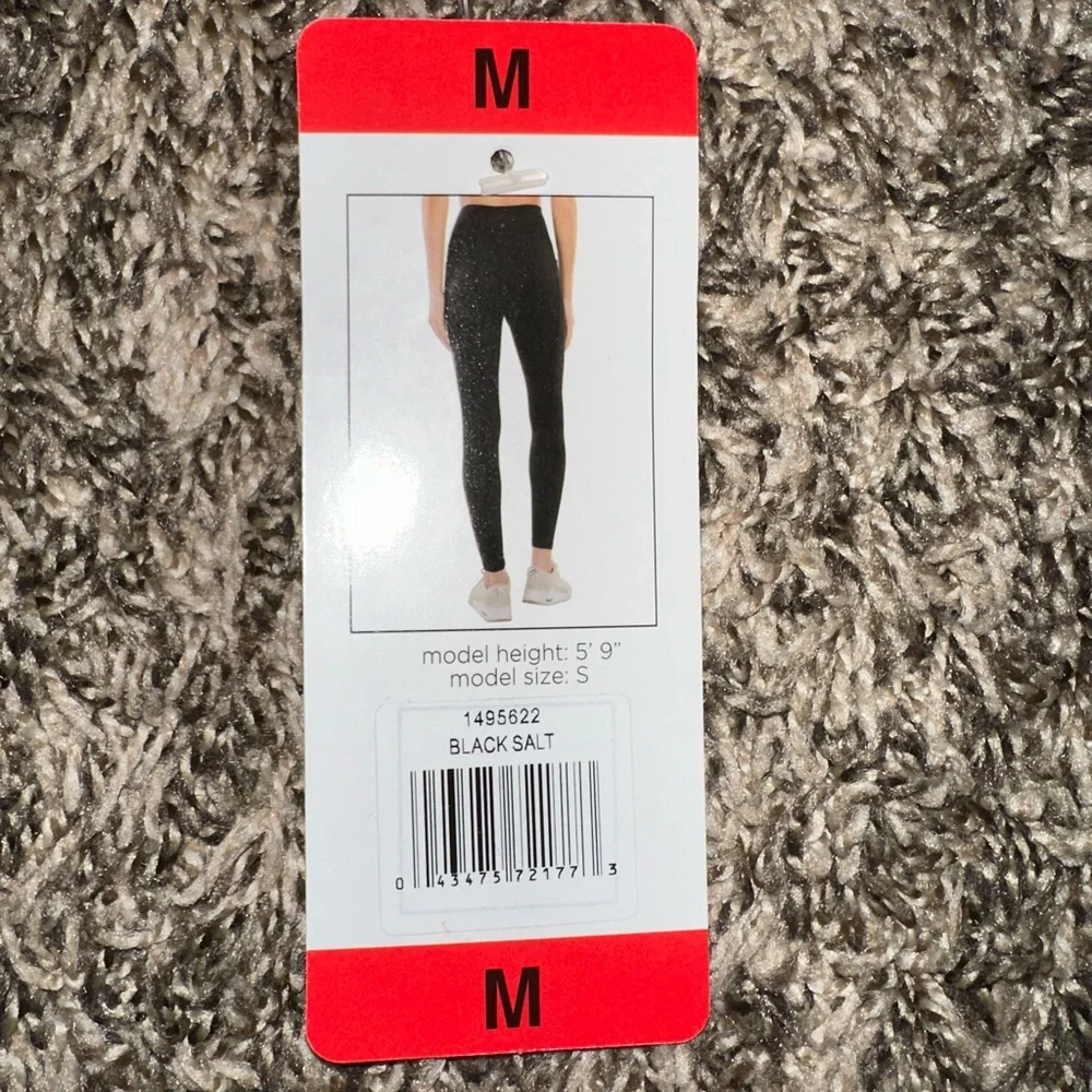 Danskin Black High-Waisted Leggings - Medium - Picture 2 of 5